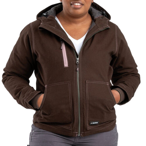 Ladies' Softstone Modern Full-Zip Hooded Jacket Thumbnail
