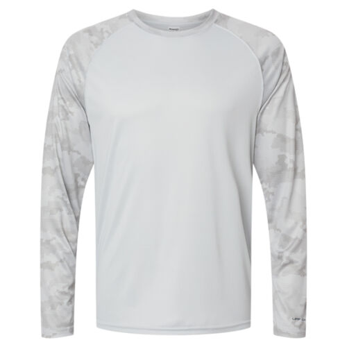 Unisex Cayman Performance Camo Colorblocked Long Sleeve T-Shirt Thumbnail